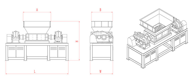 <a href='http://m.anenr.cn/ssxl/1621.html' target='_blank'><span>壓塊撕碎機</span></a>結(jié)構(gòu)
